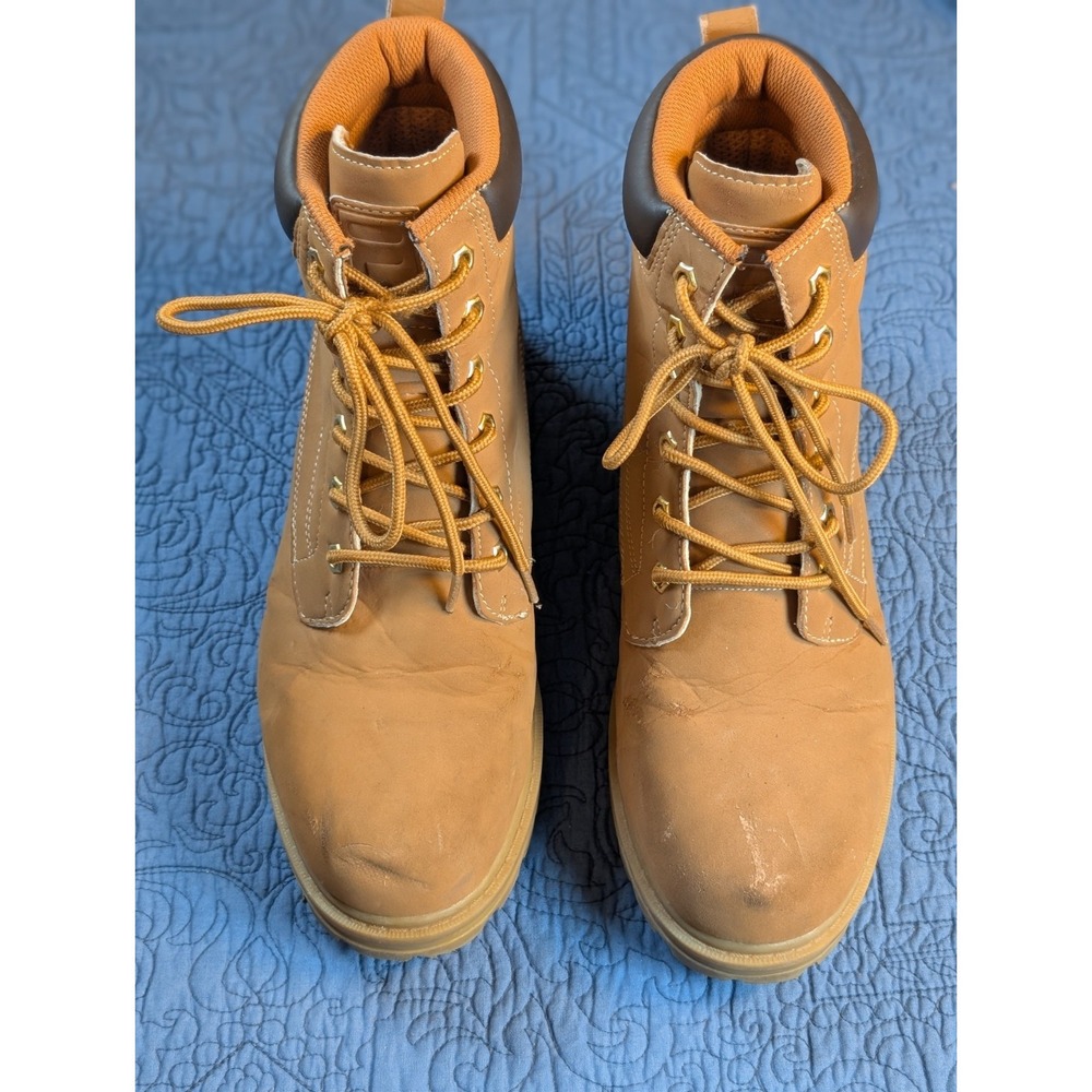 FILA Edgewater 12 Wheat Boots Mens 10 Tan Timberland Style Gorpcore Streetwear